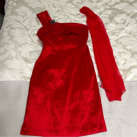 Eureka Red Festive Dress - Picture 3 of 6